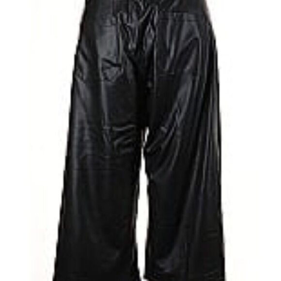 Maeve by Anthropologie Black Leather Colette Pants - Picture 2 of 11